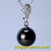 (11-11.5mm染黑色)珍珠挂坠GZ12025-2|心艺珍珠饰品网-珍珠图片