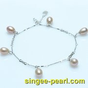 (7-8mm白色)珍珠手链SL12025-6|心艺珍珠饰品网-珍珠图片