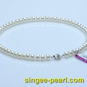 (8-9mm白色)珍珠项链XL12009-1|心艺珍珠饰品网-珍珠图片