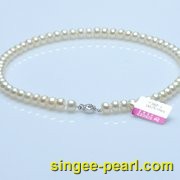 (8-9mm白色)珍珠项链XL12009-2|心艺四面光珍珠图片
