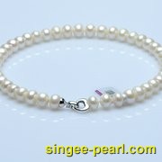 (11-12mm白色)珍珠项链XL12013|心艺珍珠饰品网-珍珠图片