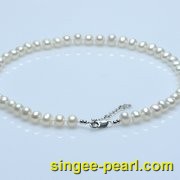 (8-9mm白色)珍珠项链XL12018-心艺珍珠图片