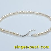 (7-8mm白色)珍珠项链XL12019-心艺珍珠图片