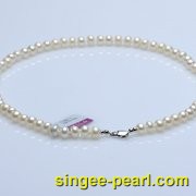 (7-8mm白色)珍珠项链XL12021|心艺合金配件珍珠图片
