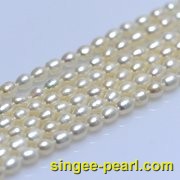(4-5mm白色)珍珠直链ZL12020-2__心艺珍珠饰品网-饰品图片