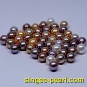 （8-8.5mm紫色粉色)散珍珠SZ12014-2|心艺淡水珍珠饰品图片