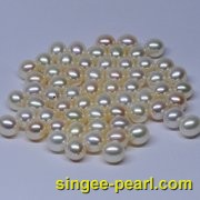 (9-10mm白色)散珍珠SZ12015|心艺淡水珍珠饰品图片