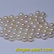 (9.5-10mm白色)散珍珠SZ12018|心艺淡水珍珠饰品图片