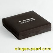 (珍珠珠宝)咖啡大方盒BZ12003-心艺珍珠图片