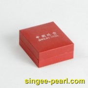 (珍珠珠宝)红色艺术挂坠盒BZ12016|心艺珍珠包装系列图片
