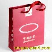 (珍珠珠宝)红色礼品袋BZ12026|心艺珍珠包装系列图片