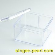 (珍珠存放)透明盒GJ12008|心艺珍珠加工设备原料图片
