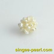 (13-15mm白色)散珍珠SZ12018|心艺有瑕珍珠图片