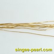 (珍珠串制)金丝GJ12017|心艺珍珠加工设备原料图片