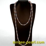 (8-9mm混彩)珍珠毛衣链MY12001-2|心艺珍珠饰品网-珍珠图片
