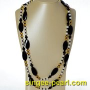 (7-8mm白色)花式珍珠项链HL12054|心艺有瑕珍珠图片
