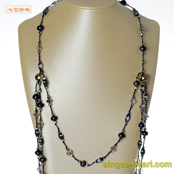 心艺珍珠:花式珍珠项链HL12028图片一
