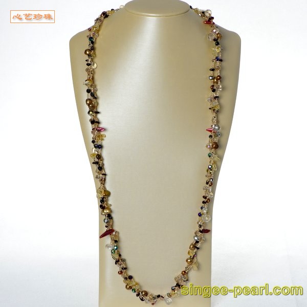 心艺珍珠图片:花式珍珠项链HL12032