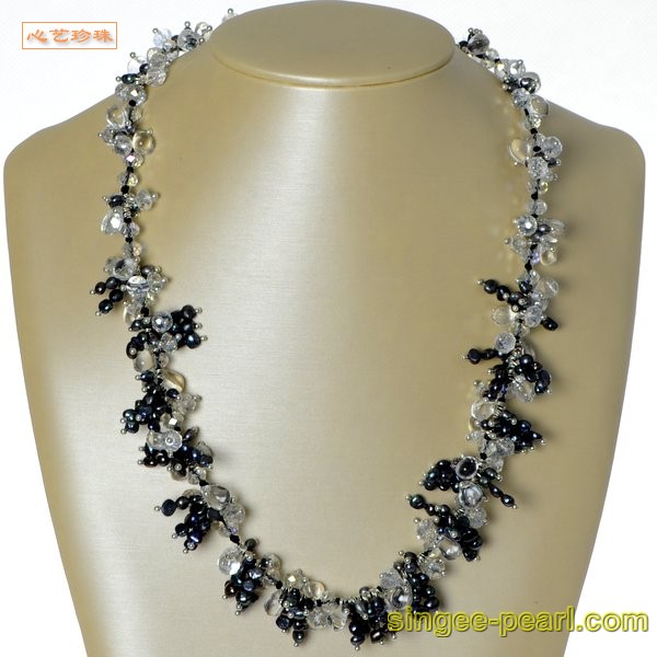 心艺珍珠图片:花式珍珠项链HL12033->点击浏览大图
