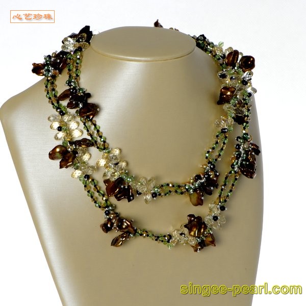心艺珍珠:花式珍珠项链HL12043图片二