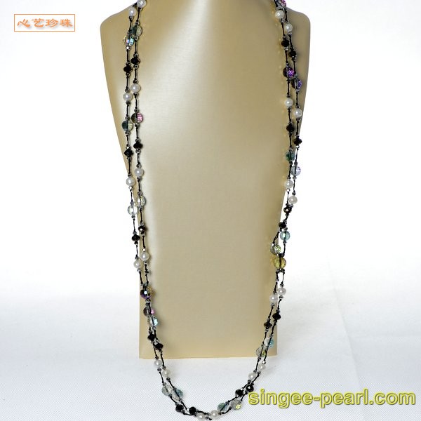心艺珍珠:花式珍珠项链HL12044图片一