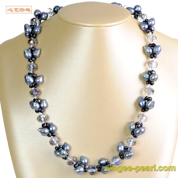 心艺珍珠图片:花式珍珠项链HL12050