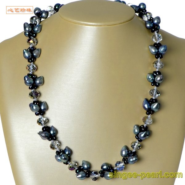 心艺珍珠:花式珍珠项链HL12050图片一