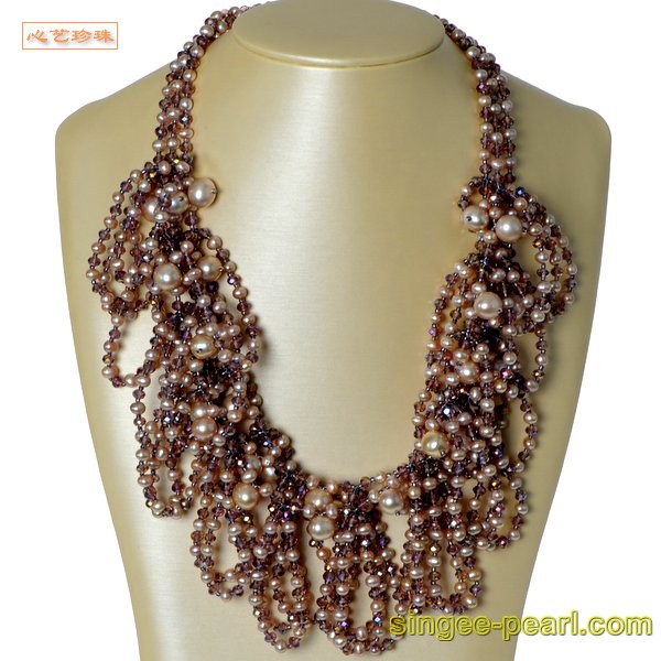 心艺珍珠图片:花式珍珠项链HL12051