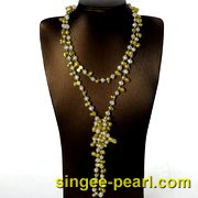 (8-9mm混彩)珍珠毛衣链MY12024|心艺时尚珍珠饰品图片