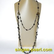 花式珍珠项链HL12028-心艺珍珠图片