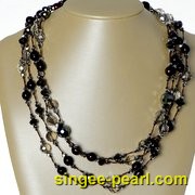 花式珍珠项链HL12029-心艺珍珠图片