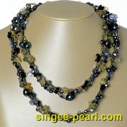 花式珍珠项链HL12038|心艺珍珠花式项链图片
