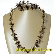 花式珍珠项链HL12039|心艺珍珠花式项链图片