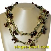 花式珍珠项链HL12043|心艺珍珠花式项链图片