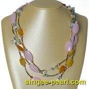 花式珍珠项链HL12045|心艺珍珠花式项链图片