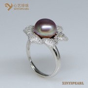 (9.5-10mm紫色)珍珠戒指XY14005-3|心艺珍珠饰品网-珍珠图片