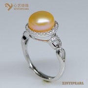 (9.5-10mm粉色)珍珠戒指XY14013-2|心艺珍珠饰品网-珍珠图片