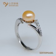 (7-7.5mm粉色)珍珠戒指XY14023-2|心艺珍珠饰品网-珍珠图片