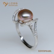 (9.5-10mm紫色)珍珠戒指XY14024-3|心艺珍珠饰品网-珍珠图片