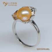 (9.5-10mm白色)珍珠戒指XY14061-2|心艺粉色珍珠图片