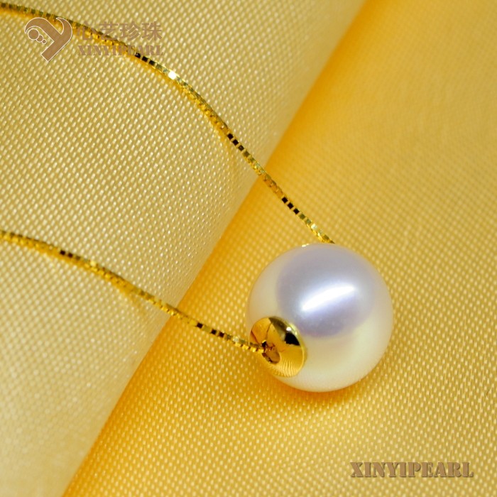 心艺珍珠:(8-9mm白色)珍珠项链XY15185图片三
