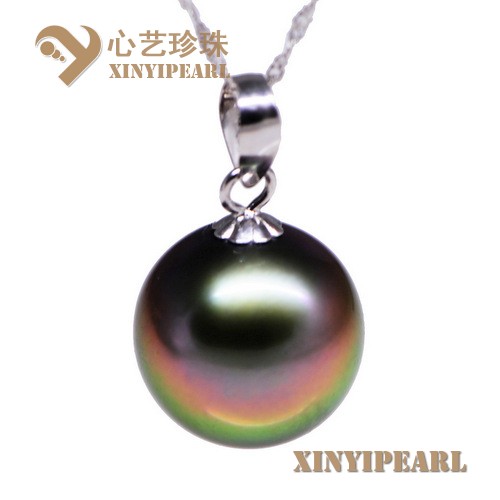(10-11mm黑色)珍珠吊坠XY15141|心艺点位10-11mm珍珠图片
