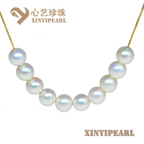 (6-6.5mm白色)珍珠项链XY15211__心艺珍珠饰品网-饰品图片