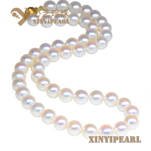 (8-8.5mm白色)珍珠项链XY15225__心艺珍珠饰品网-饰品图片