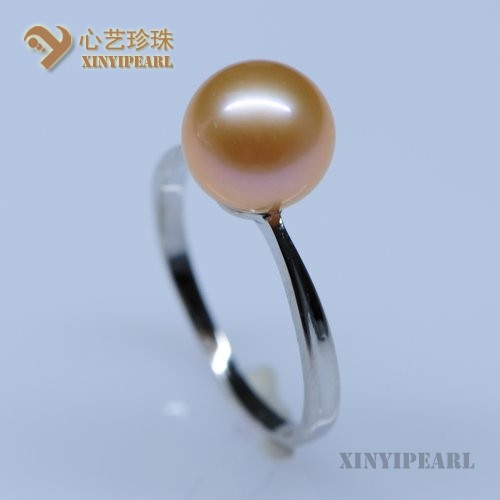 (8.5-9mm粉色)珍珠戒指SC12035-2|心艺珍珠饰品网-珍珠图片