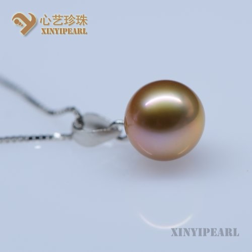 (9-9.5mm金粉色)珍珠挂坠SC12056-3|心艺珍珠饰品网-珍珠图片