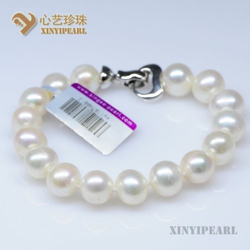 (10-11mm白色)珍珠手链SC12074-1__心艺珍珠饰品网-饰品图片