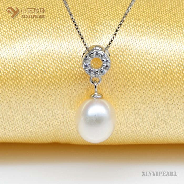 (9-10mm白色)珍珠挂坠SC12182|心艺珍珠饰品网-珍珠图片
