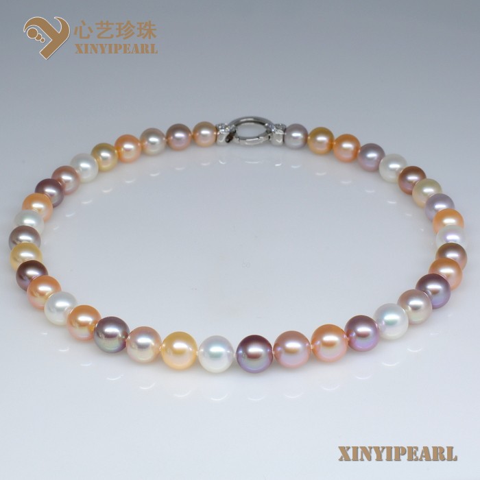(11-12mm混彩)珍珠项链SC12235-2|心艺淡水珍珠饰品图片