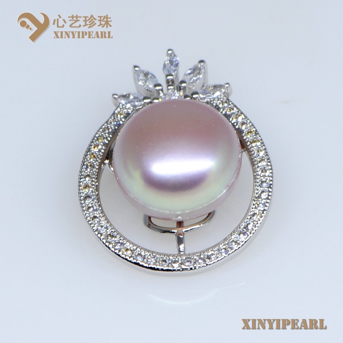 (12-13mm紫色)珍珠吊坠SC12236-3|心艺铜镀白金配件珍珠图片